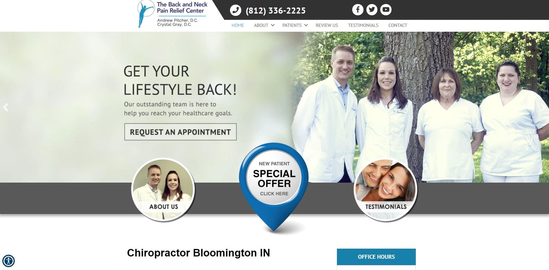 Chiropractor in Bloomington